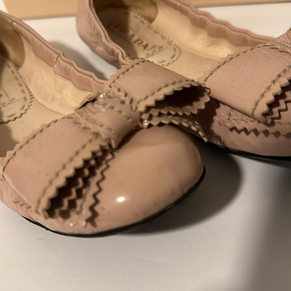 Prada Nude Ballet Flats/Slippers with Bow!! - Picture 3 of 9